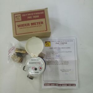 đồng hồ đồng đo lưu lượng nước Phú Thịnh