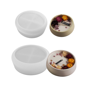 Linh hoạt mạnh mẽ Silicone Nhựa Epoxy castes Khuôn hình tròn khay món ăn khuôn mẫu cho nghề thủ công và trang trí nội thất