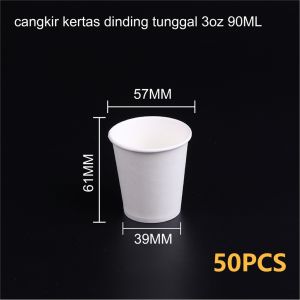 Paper Cup Hot Gelas Kertas Minuman Panas Tebal Disposable Gelas Cangkir Mug Paper Bowl Paper Cup Polos Paper Cup Eco-Friendly Mug Kertas Kopi Teh