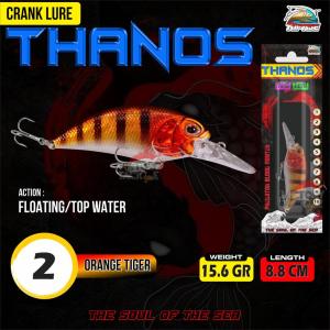 UMPAN PANCING LURE Crankbait Riptide THANOS Crankbait Floating Crank Lure 8.8 CM 15.6 GRAM