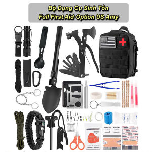 Thiết bị cắm trại Sinh Tồn Full First Aid Option US Amy - WorldMart