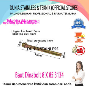 Baut Dinabolt 8 X 85 3134 Untuk Tembok