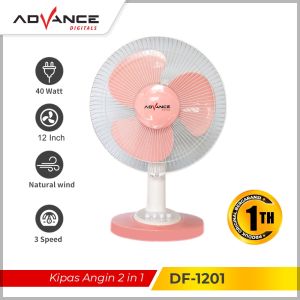 Advance Kipas Angin Dinding 12 Inch DF-1201 12Inch 2in1 Desk Wall Fan / Kipas Angin Meja / Duduk Dan Gantung DF-1201 12"