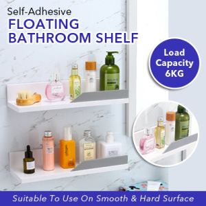 Self-Adhesive Bathroom/Kitchen Floating Shelf/Platform GEN 2. UPTP 6kg