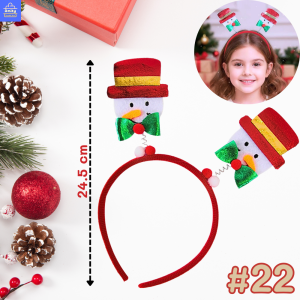 คาดผมคริสมาส คาดผมรูปซานต้า/ต้นคริสมาส/หูกวางเรนเดียร์ คาดผมลายคริสมาสน่ารักสำหรับปาร์ตี้วันคริสมาส สินค้าพร้อมส่งจากไทน!!