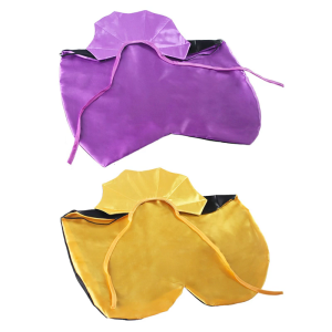 Halloween Pet Costume Cloak with Easy to Wear Laceup Tied Design Comfortable Polyester Dog Cosplay Outfit for Parties