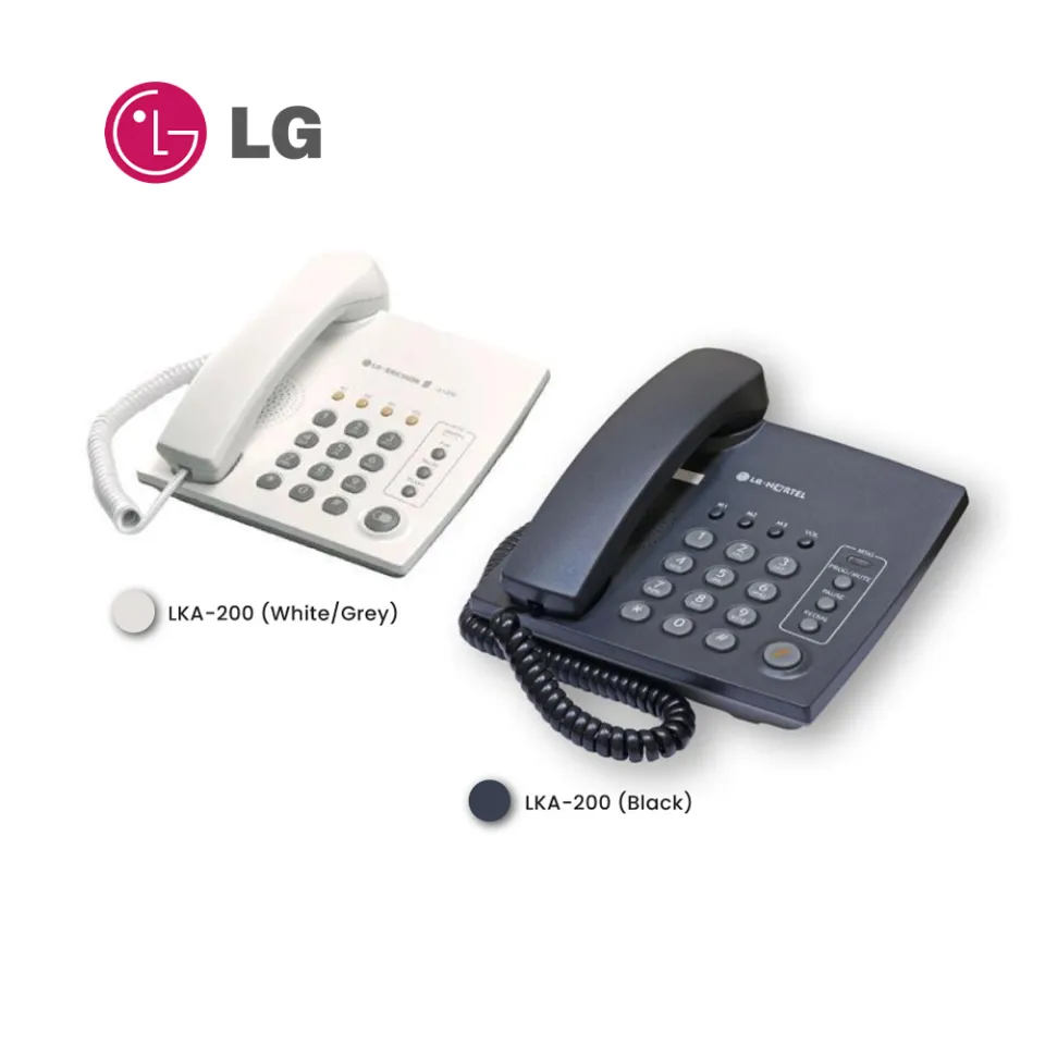 LG LKA-200 Single line Telephone โทรศัพท์แบบอนาล็อก รับประกันศูนย์ไทย 1 ปี  By Mac Modern | Lazada.co.th