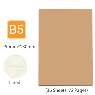 Notebook Exercise Book A5 B5 Lined Workbook Children Preschool Four Line English Student Office