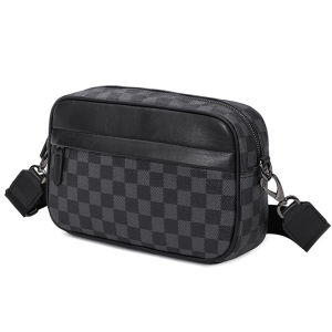 Túi đeo chéo Da hàn quốc siêu ngầu chống nước kèm túi mini sộc góc viền Friend-ST GT50 [CHẤT LƯỢNG]