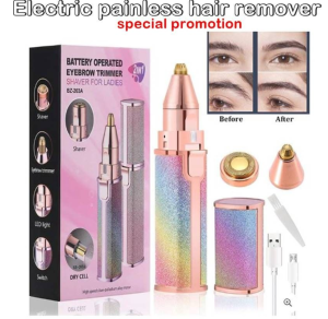 💖READY STOCK💖Face Eyebrow Epilator Electric Hair Remover Painless Trimmer Facial Shaver For Women Men