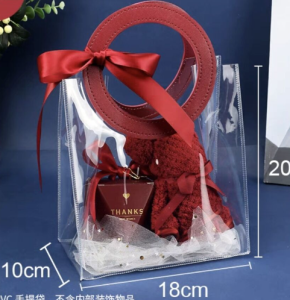 Tas Tenteng Mika Transparant Tas Mika Plastik PP Souvenir Ulang Tahun Hampers Goodiebag