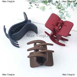 [COD] Man YingLie Minimalist Frosted Small Grab Clip Ponytail Hair Clip Versatile Side Hair Clip