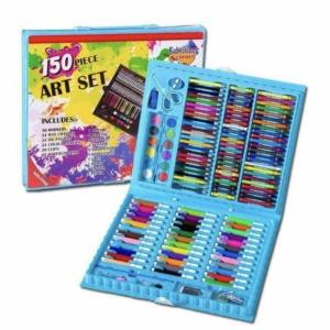 CRAYON ANAK ART SET 150 PENSIL WARNA COLOURING SET Alat Tulis Mewarnai dan Menggambar Anak Set Lengkap