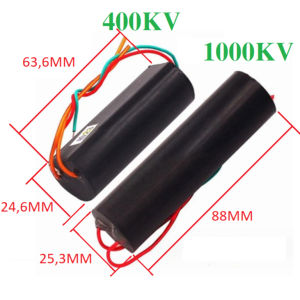 pin247 Kích Cao Áp Điện vào 37v-6v Điện ra 1000KV - Module tăng áp 400kv-1000kv Chế dùi cui máy đánh lửa siêu mạnh