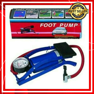 Pompa Ban Kaki Injak Portable Mini Foot Pump Sepeda Motor Mobil Bola Hidrolik Darurat Serbaguna Murah