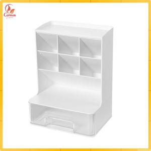 Rak Laci Susun Mini Serbaguna 6 Sekat / Rak Organizer Stationery / Rak Makeup Kosmetik CF C951