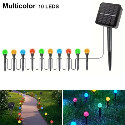 Solar street lights outdoor lighting waterproof LED string lights fairy lightslampu suitable for gardens Camping lawns Christmas decoration lights