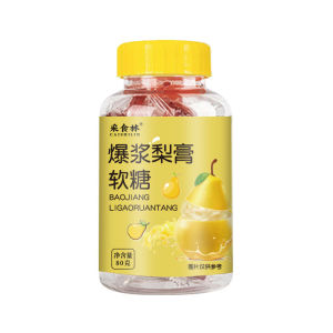 Pear Jam Lung Soft Candy Relieve Cough Clear Lungs Sweet Refreshing Taste Popping Mint Candy