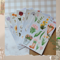 [PART 3] Flowers Stickers  / stiker bunga untuk jurnal scrapbook aesthetic / Stiker  hp laptop. 