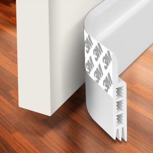 [SG Stock] Adhesive Door Bottom Seal Strip Door Gap Blocker Door Stopper Under Door Draft Stopper Rubber Strip Door Block Seal Noise Reduction Dustproof Weatherstrip
