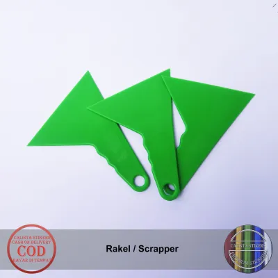 Rakel Scrapper Alat Bantu Pasang Skotlet Rapi Stiker Skotlet Kaca Film Striping Body Motor Mobil