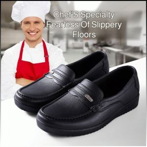 Kitchen Shoe Lightweight Work Shoes Wear-resistant and Non-slip Short Tube Flexible and Elastic