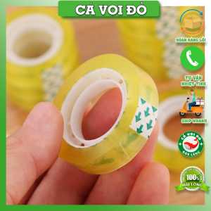 Băng dính trong nhỏ  siêu dính  dùng trong văn phòng