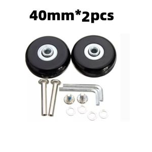 Set 2 Bánh Xe Cao Su 40 / 50mm Thay Thế Cho Vali