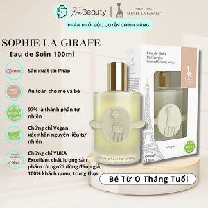 Nước hoa cho em bé Sophie La Girafe EDS 100ml từ 0 tháng tuổi và mẹ chính hãng thơm lâu không cồn