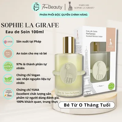 Nước Hoa Cho Trẻ Sơ Sinh Từ 0 Tháng Tuổi & Mẹ Bầu Sophie La Girafe Eau de Soin