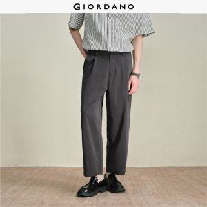 Giordano Men Men Pleated Casual Pants Free Shipping 18126702