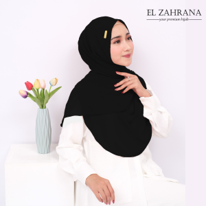 EL ZAHRANA Pashmina Melayu Ceruty Babydoll Oval Jumbo Premium Pasmina Viral