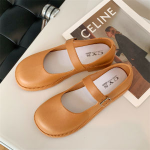 Sepatu Docmart Loafers Wanita Terbaru Fashion Korea Style Kasual Pantofel Simple Termurah COD SPT-76