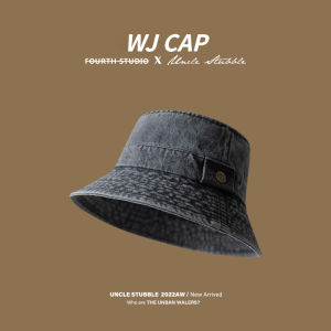 【WJ】Fishermans Hat Water Washed Old Harajuku Wind Sunshade Basin Hat Summer Sunscreen Hat for Men and Women