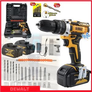 สว่าน Uiiwell ไร้สาย ฟังก์ชันกระแทกแรงสูง เจาะวัสดุแข็ง เช่น ไม้และปูน ได้รวดเร็วและมีประสิทธิภาพ เหมาะสำหรับงานหนักทั้งในบ้านและที่ทำงาน สว่านแบตเตอรี