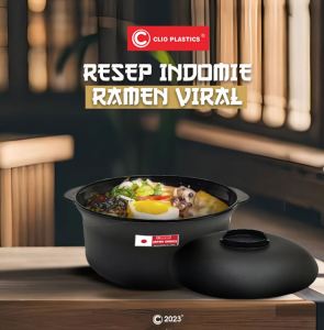Mangkok Saji Clio Tutup - Mangkok Tutup Plastik Japan Series 6 Inch