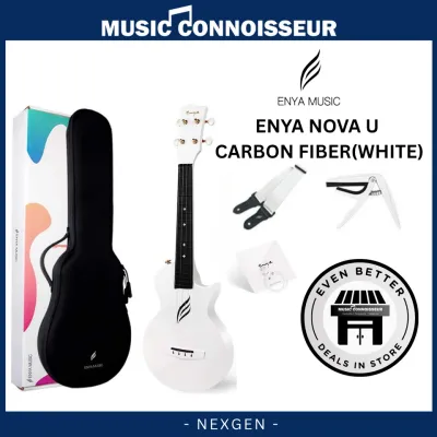 ENYA NOVA U Carbon Ukulele (White)