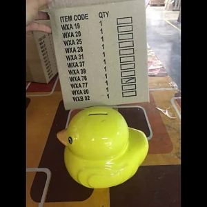 ClaytanCoinBank Ceramic Tube BirthdayGift HadiahHariJadi CuteCeramicMoneyBoxSet4