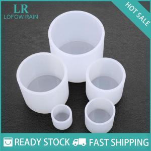 LF Wholesale✨Flash Sale ✨ แม่พิมพ์เทียนทรงกระบอกทำมือแม่พิมพ์เทียนซิลิโคนแม่พิมพ์ขี้ผึ้งงานฝีมือขนาดเล็ก