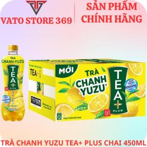 Trà chanh yuzu TEA+ PLUS chai 450ml