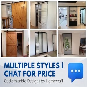 Custom Ghost Door Invisible Sliding Door Hidden Track Magic Door Bespoke Barn Door Customize Design Color BTO Condo HDB Minimalist Interior