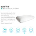 Eurotex, Tencel Charcoal Memory Foam Contour / Classic Pillow, Tencel Anti Dust Mite Washable Zip Cover, (Firmness: FIRM). 