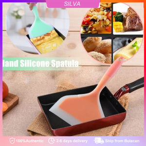 Silicone Cooking Spatula Heat Resistant Turners Fried Egg Shovel Non-stick Cooking Utensils For Japanese Rectangle Frying Pan