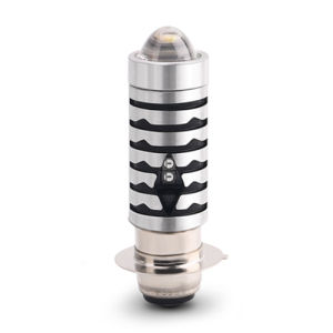 PENCL Two-color Beam Motorcycle Headlight LED Bulb White Yellow Universal Front Lamp High Beam Low Beam Motorbike Spotlight Scooter H4 T19 P15D H6 BA20D 1/2/3 Claw socket