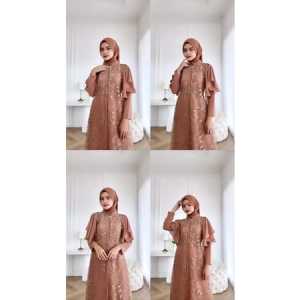 BISA COD - BEST SELLER GEORGINA DRESS BUSUI FRIENDLY!! INNER DRESS + OUTER FREE OBI BELT LEBARAN SERIES DRESS KONDANGAN DRESS PESTA DRESS BRIDESMAID DRESS LAMARAN DRESS LEBARAN TERBARU 2023