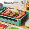 Toha bbq grill Barbecue Multi-Function Skewer Cooker Electric Bbq Pan Kitchen Home Appliances. 