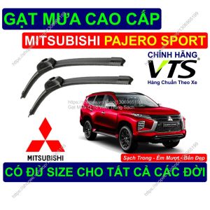 Gạt Mưa Bền Đẹp Kính Lái Mitsubishi Pajero Sport Cặp Gạt Mưa Kính Lái Mitsubishi Pajero Sport.. Có Đủ Size Cho Các Đời