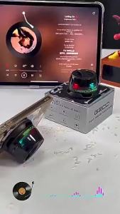 Local G200 Portable Bluetooth Speaker RGB Light Wireless Soundbar MagneticStereo Sound LED Phone Holder Speaker