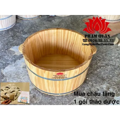 Chậu Gỗ Ngâm MongChậu Ngâm Phu Khoa Chậu Ngâm Mong Bằng Gỗ