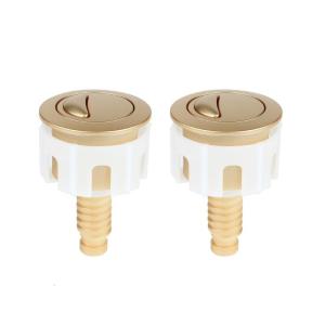 Pack of 2 Double Flush Toilet Button Round Head easy installs Replacement Toilet Flush Systems for Cistern Tanks Systems